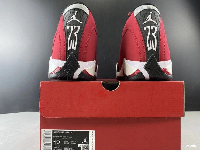 Reps LUCY AIR RETRO 14 RED TORO 487471-006 GYM JORDAN 0717